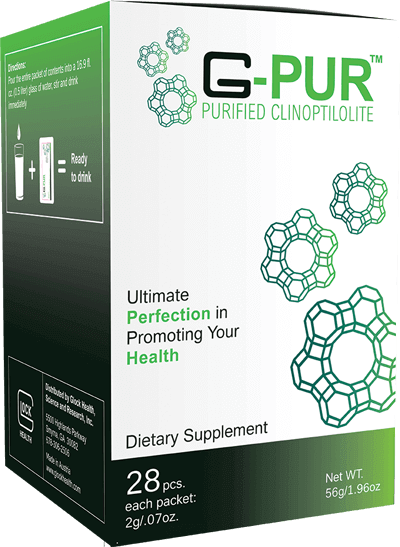 Glock markets its G-Pur as “first and only purified clinoptilolite”