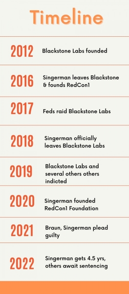 Orange Photo Clean & Corporate Organization History Timeline Infographic