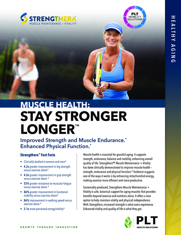 Stay Stronger, Longer with Strengthera™ Muscle Maintenance + Vitality 