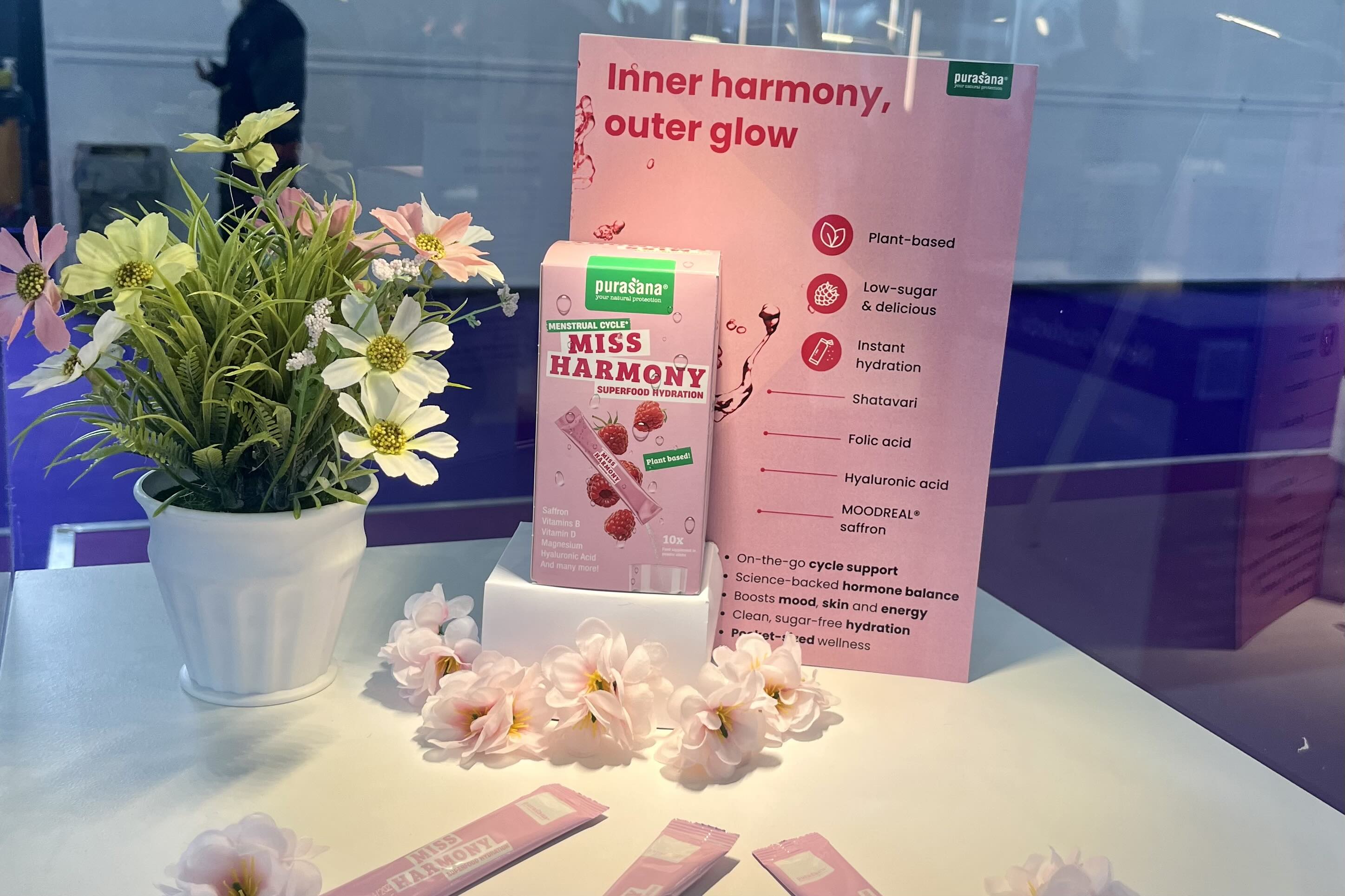 Miss Harmony product at Vitafoods 2025