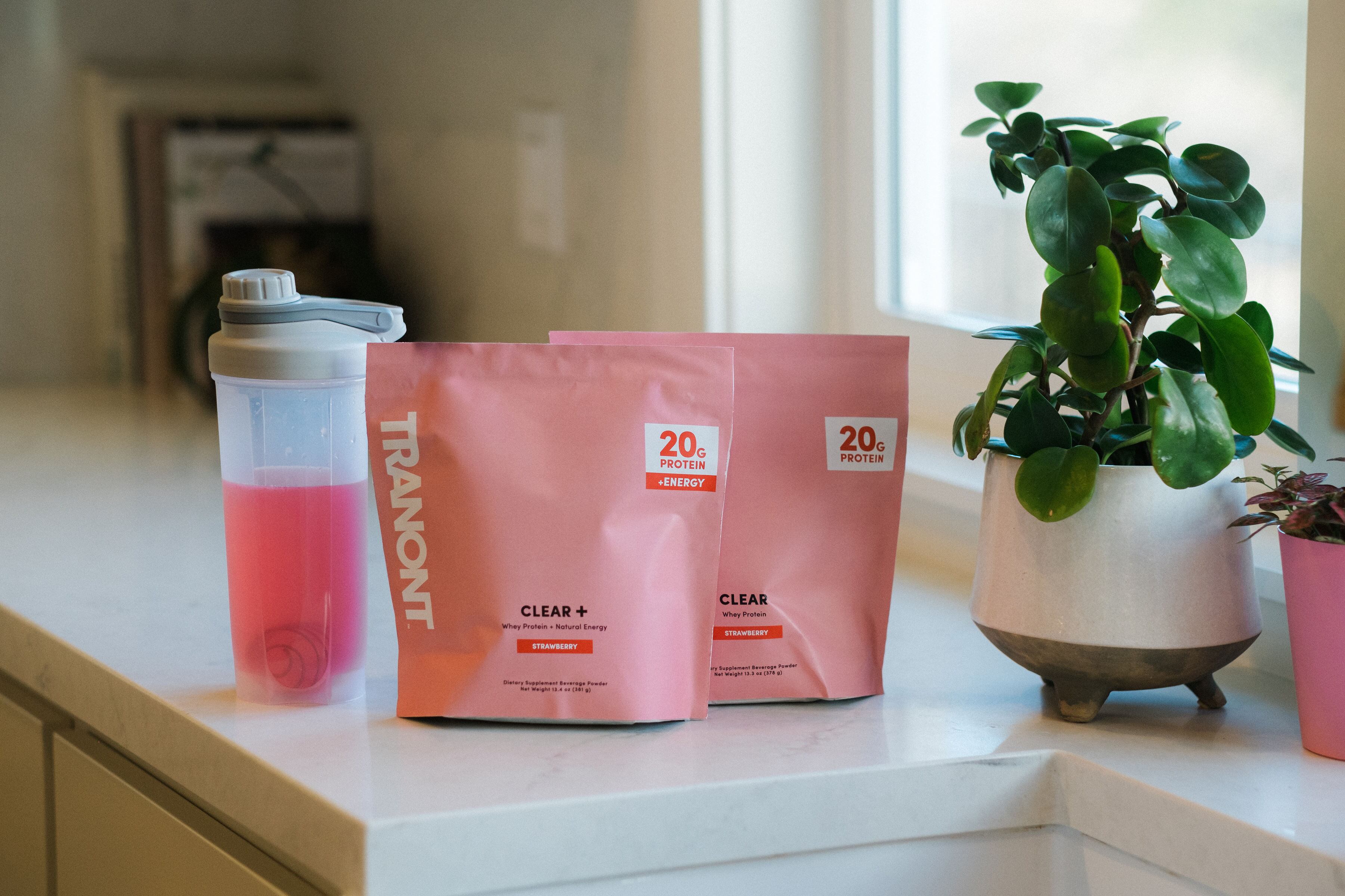 Tranont's Clear and Clear+ protein powders