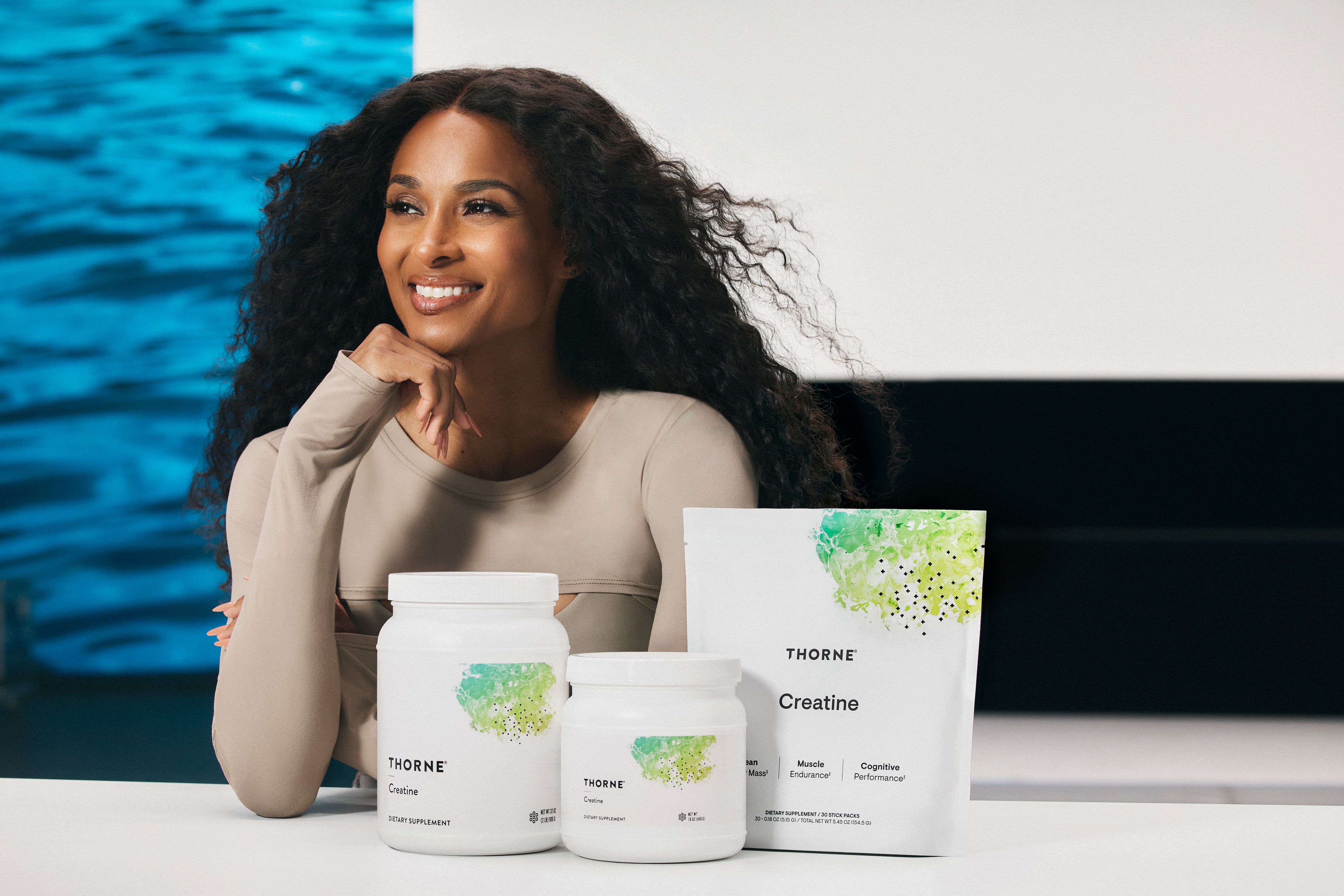 Ciara partners with Thorne for creatine campaign