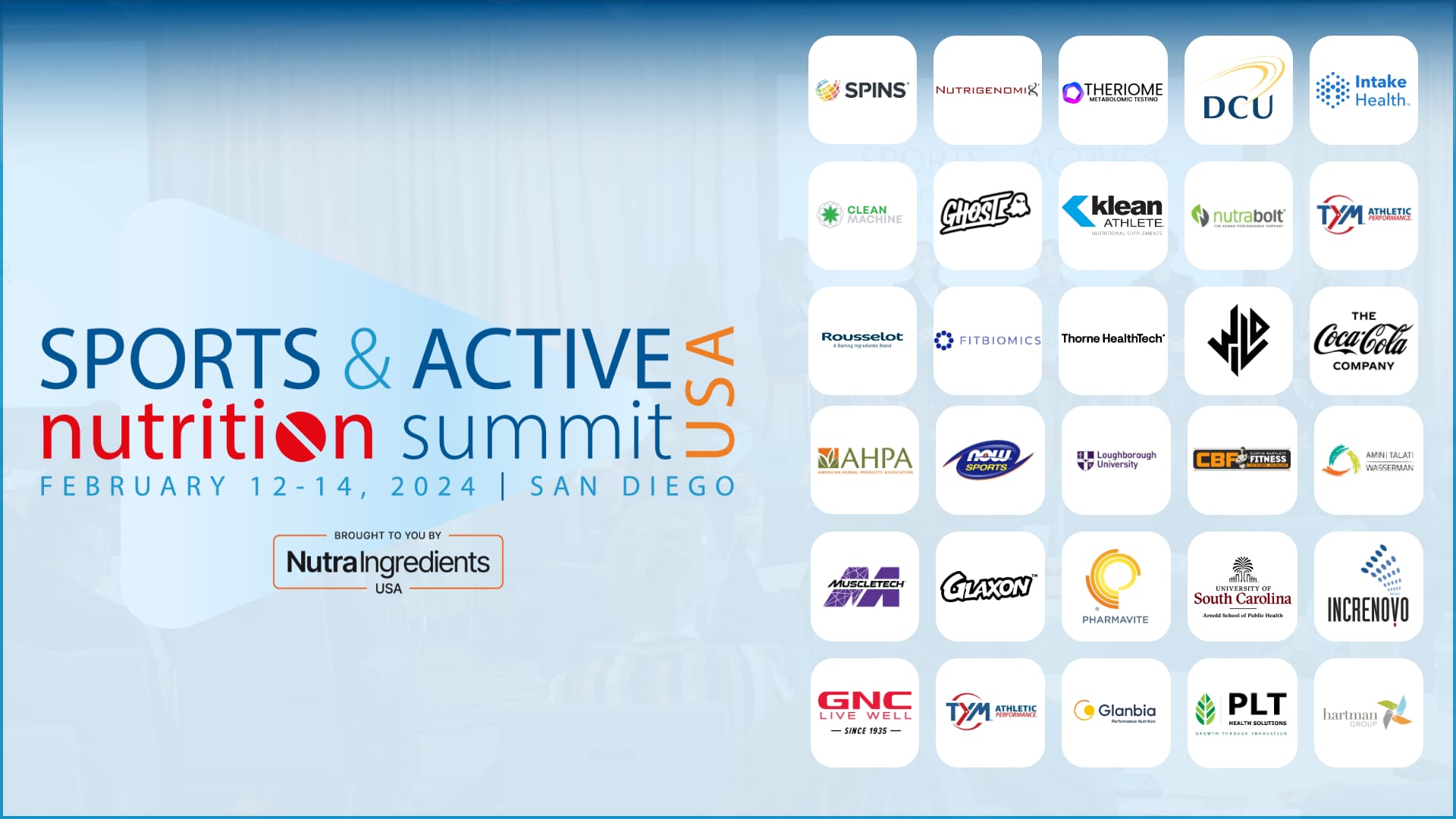 SANS 2024: Join Ghost, GNC, NutraBolt, Coca-Cola, MuscleTech, Glaxon and more in San Diego