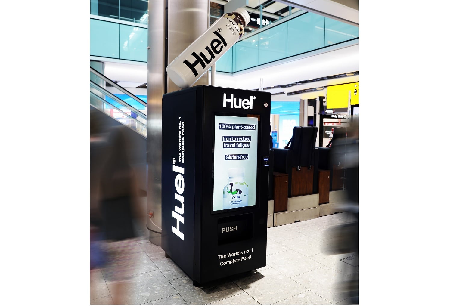 Huel sales set to take off with airport vending machines and supermarket expansion