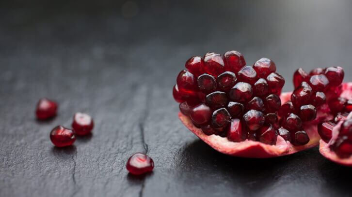 Urolithin A is a compound generated by gut microflora from ellagitannins found in food such as pomegranate