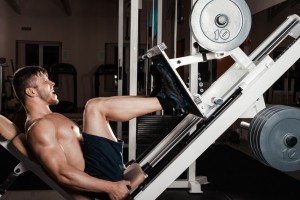 Bodybuilding leg press © iStockPhoto takoburito
