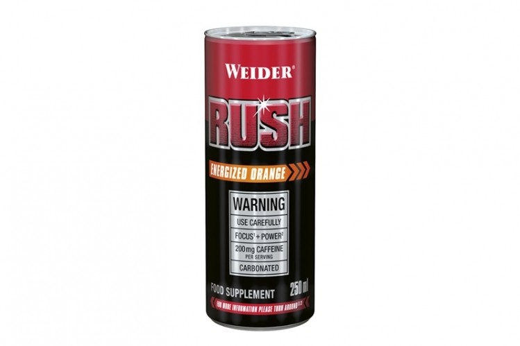 RUSH Ready-to-Drink Pre-Workout Supplement by Weider