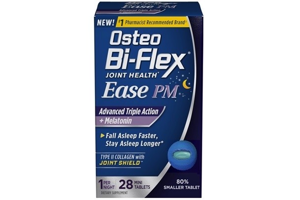 Osteo Bi-Flex’s Ease PM combines joint comfort and a good night’s sleep