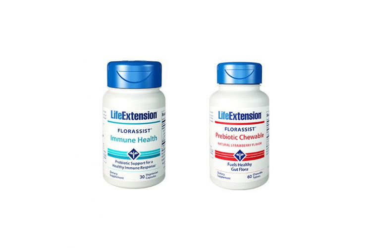 Florassist Immune Health and Florassist Prebiotic Chewable by Life Extension