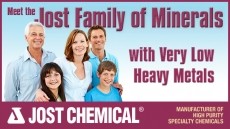 Jost Family of Minerals with very low Heavy Metals