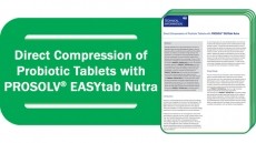 Direct Compression of Probiotic Tablets with PROSOLV® EASYtab Nutra
