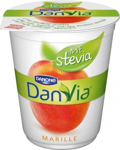 DanVia is one example of the use of stevia in dairy products