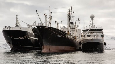Aker BioMarine operates its own three-vessel fishing fleet near Antarctica.  Aker BioMarine photo