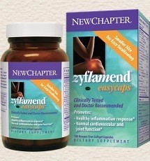New Chapter's Zyflamend supplement contains a patented combination of ten botanicals and is designed to tackle the low-grade inflammation at the root of many chronic health conditions