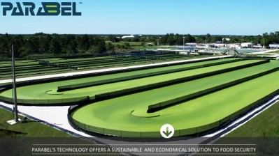 Parabel's water lentil harvesting facility in Florida