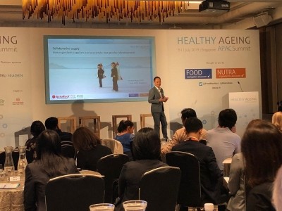 AstaReal had developed a unique ready-to-drink functional beverage to support healthy muscles and mobility. ©Healthy Ageing APAC Summit 2019