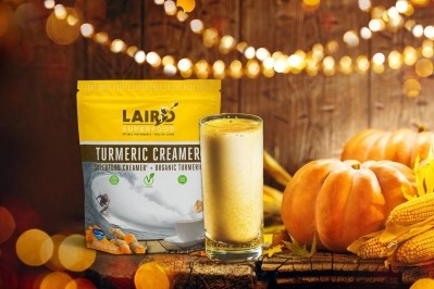 Laird Superfood offers six different coffee creamers, including this Turmeric-infused one. All creamers are fortified with the marine mineral complex Aquamin by Ireland-based Marigot Ltd.