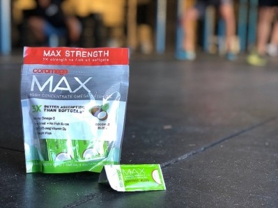 Coromega Max, serving 2,400 mg of omega-3 in two pouches, was launched in 2016.