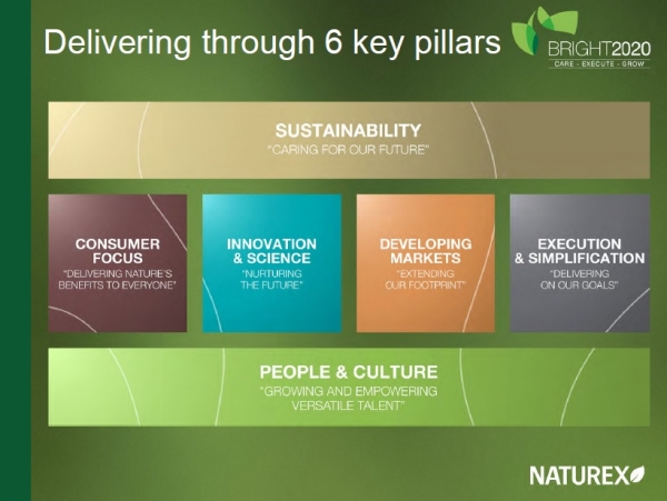 Naturex Delivering through 6 key pillars