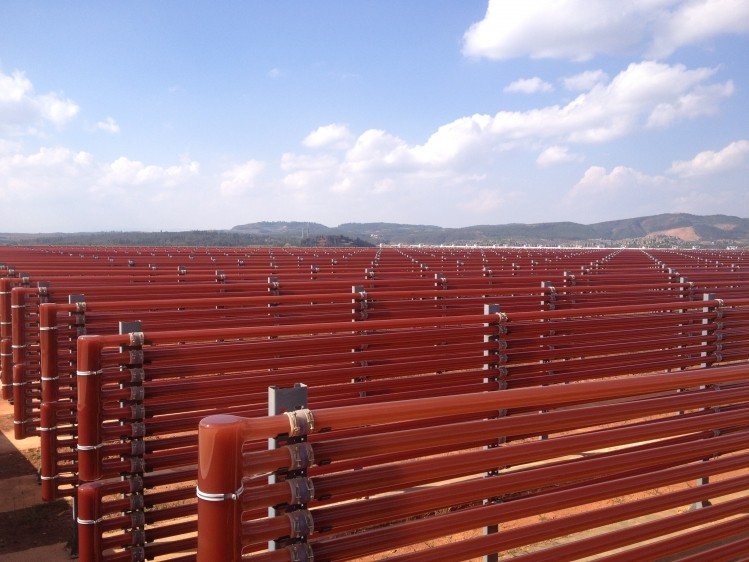 BGG operates an 80-acre, closed-tube astaxnathin production facility in Yunnan, China.  BGG photo.