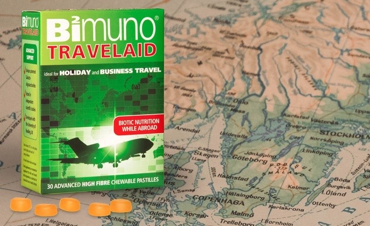 Clasado offers four skus in the UK market, including Bimuno Travelaid, which help prepare for the changes in food, drink and climate. Image: Clasado