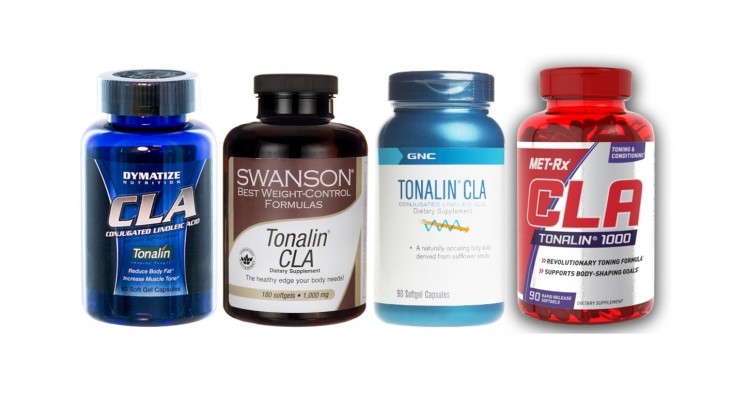 A selection of products with Tonalin CLA. "Softgels are the most-sold format," said Joseph Moritz, nutritional science manager at BASF
