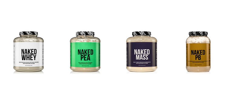 Naked Whey's ingredient deck sticks to five ingredients or less