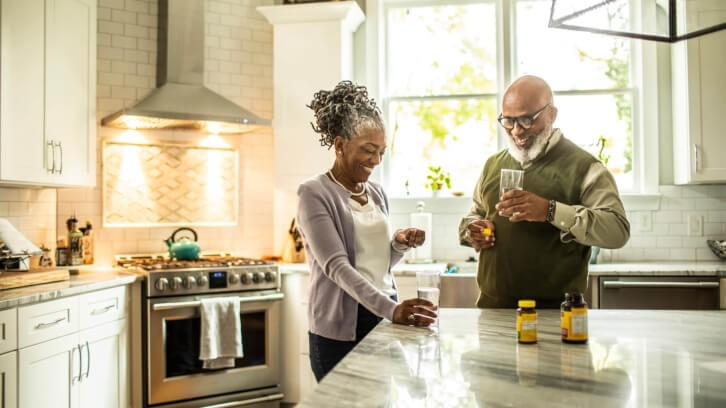 Data from the large-scale COSMOS-Web study found that a daily multivitamin may improve memory performance in older adults.    Image © MoMo Productions / Getty Images