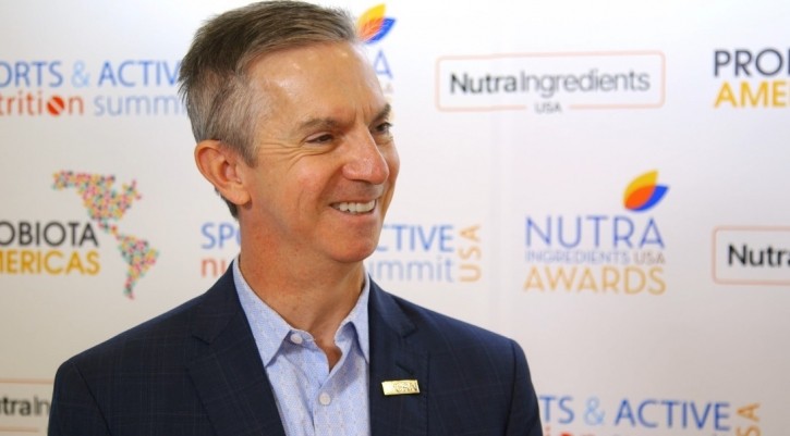 Steve Mister, President and CEO of the Council for Responsible Nutrition, talking with NutraIngredients-USA at SupplySide West 2023