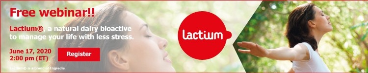 Lactium®, a natural dairy bioactive to manage your life with less stress