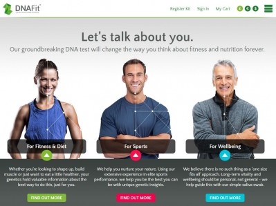 DNAFit: 'We report on 45-50 of the most researched gene variants that have a link to exercise or nutrition response.' 