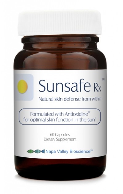 Sunsafe RX is a new supplement developed by Santa Monica-based Napa Valley Bioscience