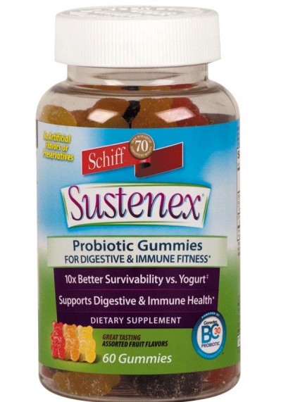 Schiff Nutrition recently acquired the Sustenex and Digestive Advantage probiotics brands from Ganeden Bioetch 
