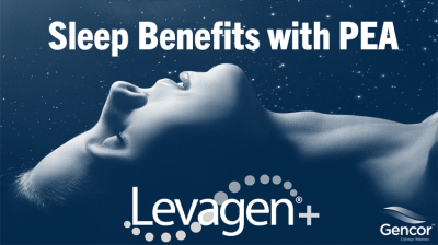 New Levagen®+ PEA Study Shows Benefits for Sleep