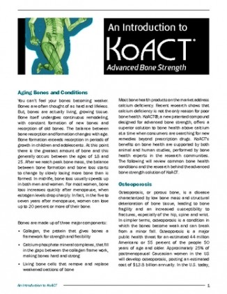 An Introduction to KoACT® - Advanced Bone Strength