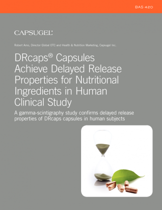Clinical Study Confirms Acid-Resistant Capsules