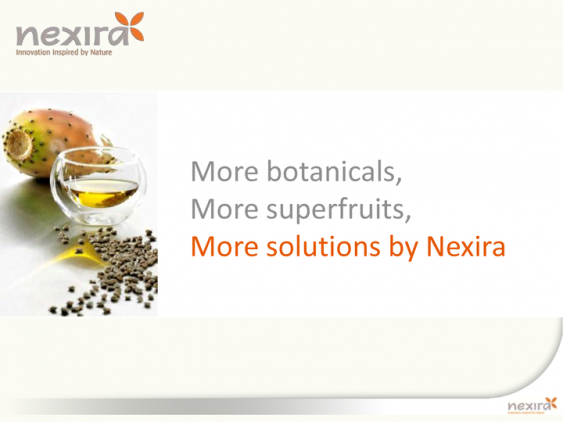 More botanicals, more superfruits, more solutions by Nexira