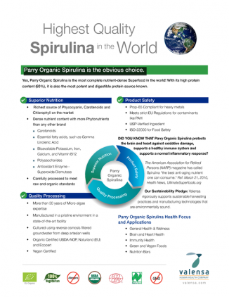 The Highest Quality Organic Spirulina and Chlorella in the World