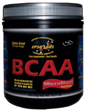 ESPG Labs' branched chain amino acid product calls out specific levels for all four BCAAs.