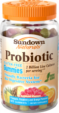 Sundown Natural’s Multi flavored gummies bring probiotics