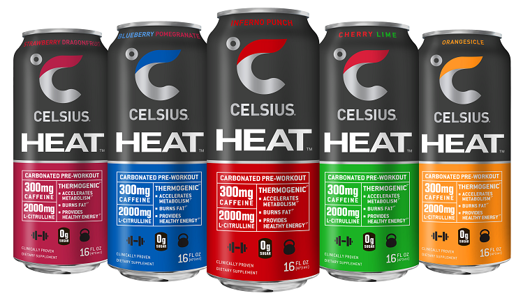 Celsius Heat cans