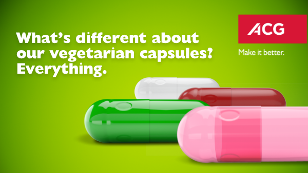 What’s different with ACG vegetarian capsules?