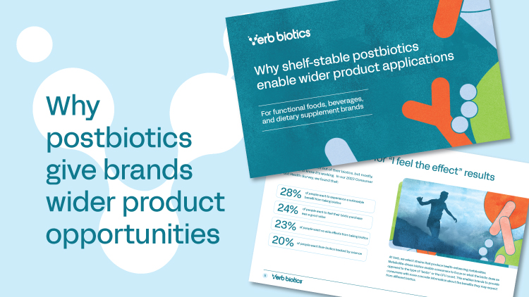 Why postbiotics give brands wider product opportunities